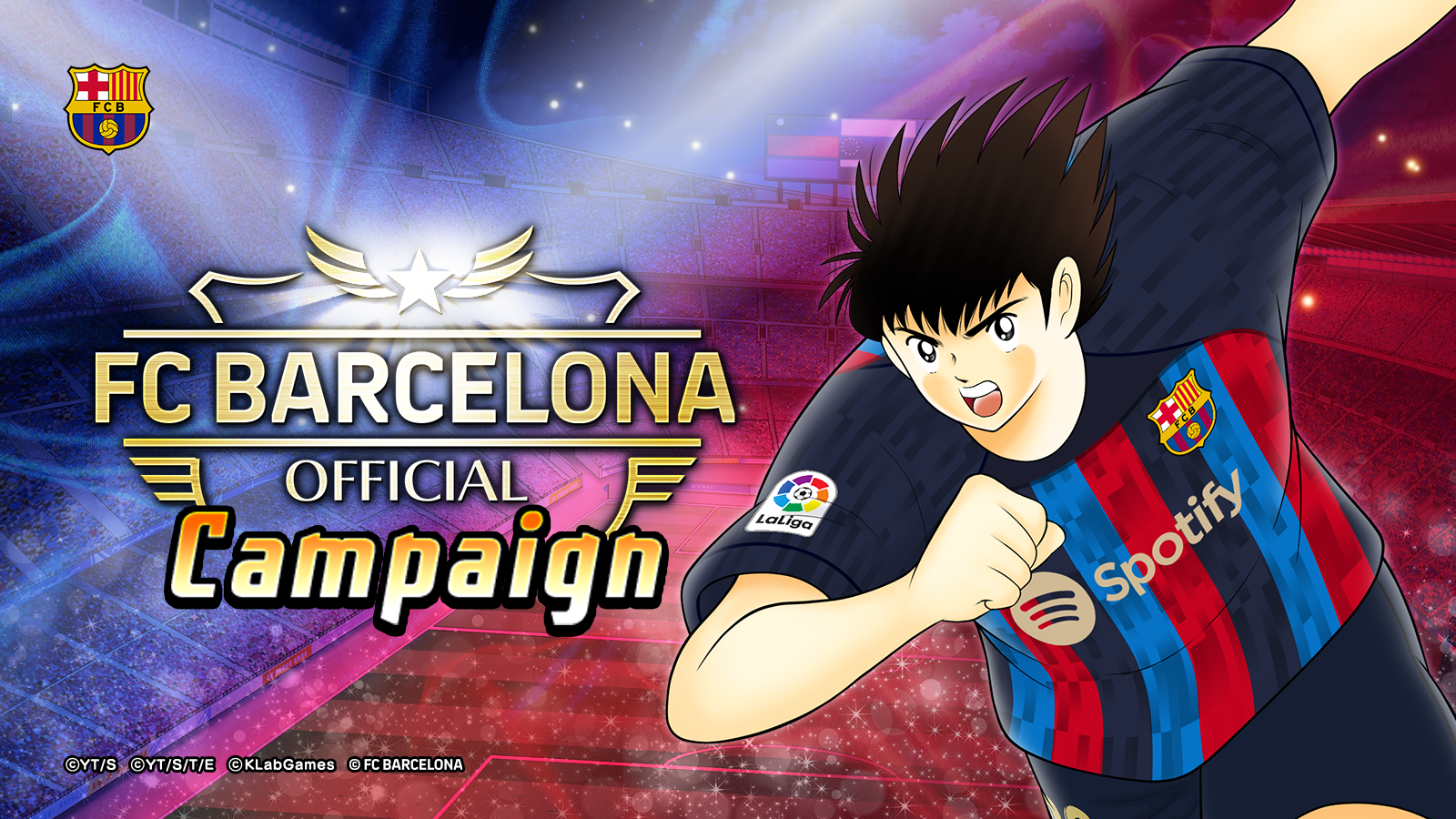 Captain Tsubasa: Dream Team Debuts New Players Tsubasa Ozora, Xavii and  Payol Wearing the FC BARCELONA Official Uniform! Monthly  Livestream  Begins March 30th!, News