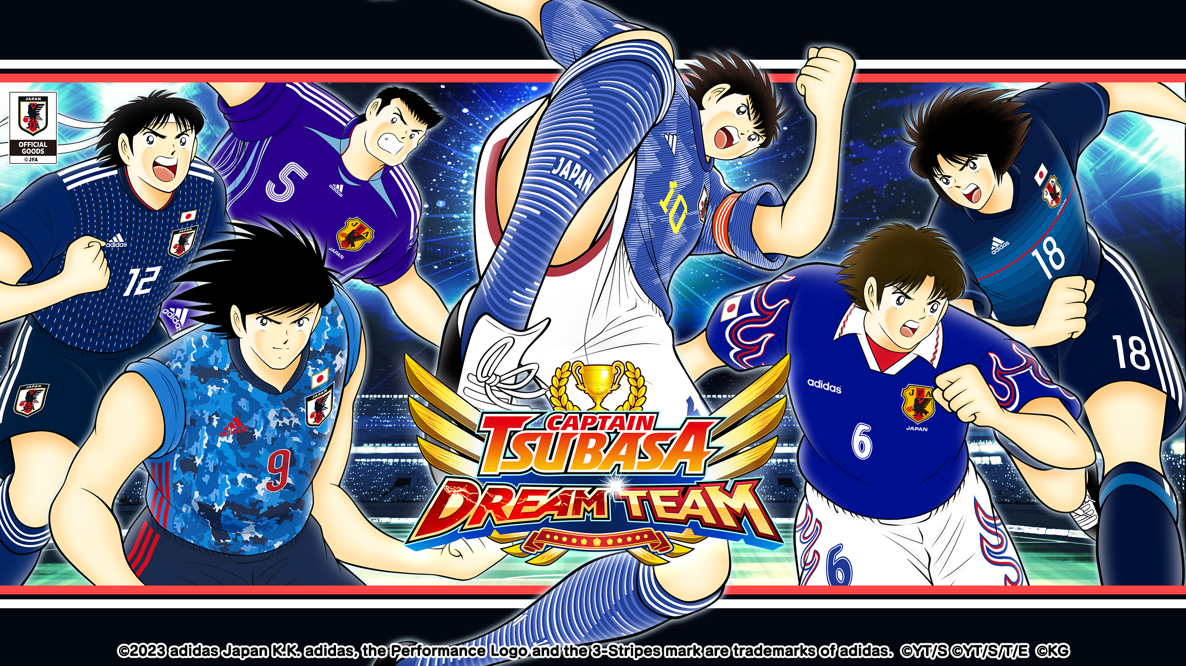 Captain Tsubasa: Dream Team 6th Anniversary Campaign Kicks Off! Tsubasa  Ozora and Others Debut as New Players Wearing Past Official Uniforms of  Japan's National Team!, News