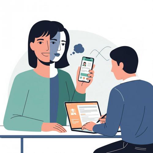 優等生バイアスのイメージイラスト