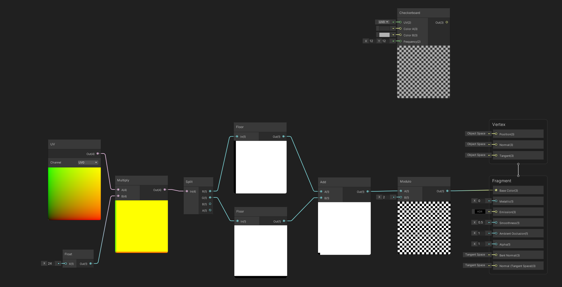 CheckerBoardのノード