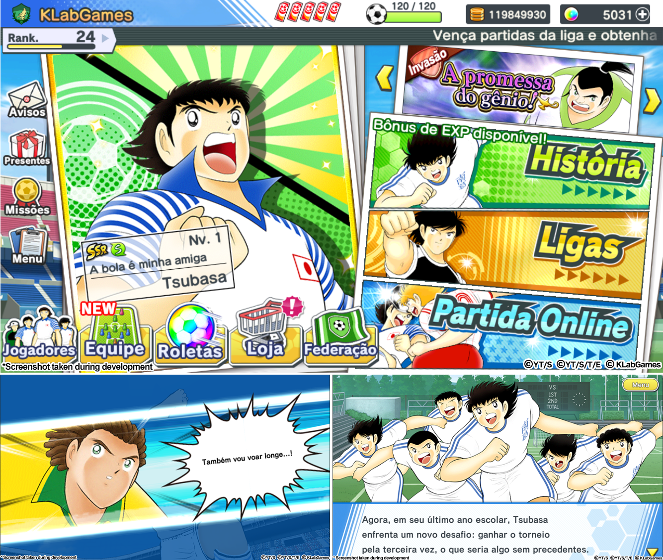 Arabic and Portuguese Added to Captain Tsubasa: Dream Team