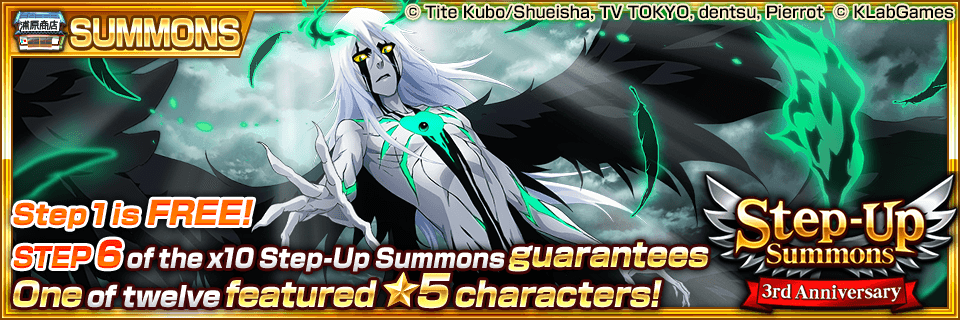 3rd Anniversary Celebration - Step-Up Summons