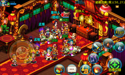 スマートフォンで遊ぶ三国志MMORPG「三国レジェンド」のゲーム画面