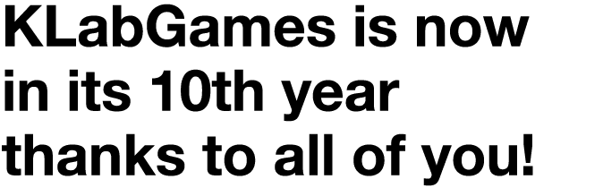 KLabGames 10th Year Anniversary